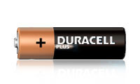 Duracell Plus alkaliske batterier