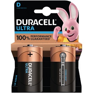 Duracell Ultra Power størrelse D Pakke af 2