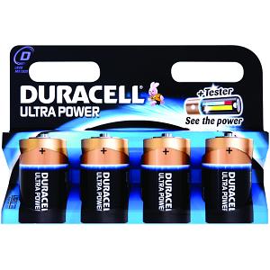 Duracell Ultra Power størrelse D Pakke af 4