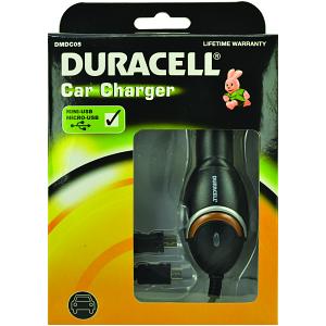 Duracell til bil oplader med Mini & Micro USB
