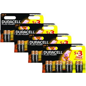 Duracell Plus Power AA 32 Pakke af Batterier