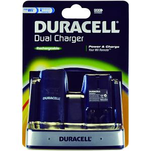 Duracell Dual Charger for Wii (Black)