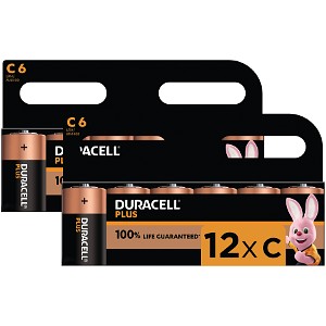 Duracell Plus Power C Size (12 Pack)