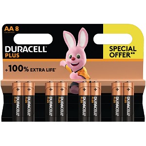Duracell Plus Power AA 8PK Specialtilbud