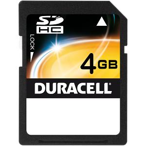 Duracell 4GB Secure Digital Kort HC