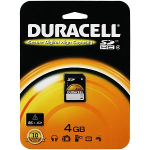 Duracell 4GB Secure Digital Card HC