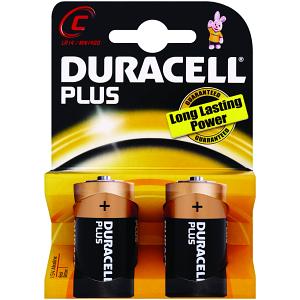 Duracell Plus C Size 2 Pack