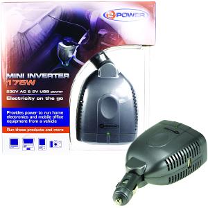 12V In-Car Mini Power Inverter (175W)