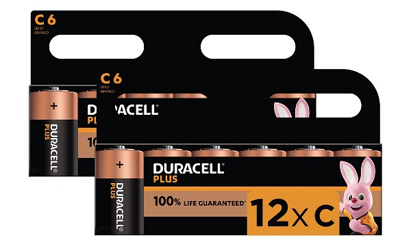 Duracell Plus Power C Size (12 Pack)