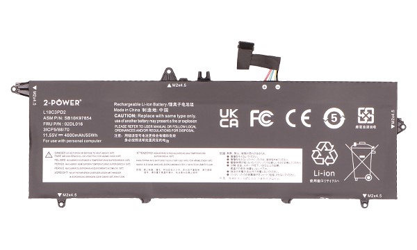 ThinkPad T14s 20T1 Batteri (3 Celler)