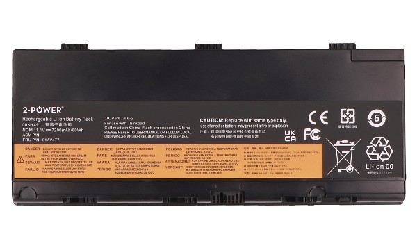 5B10W13952 Batteri (6 Celler)