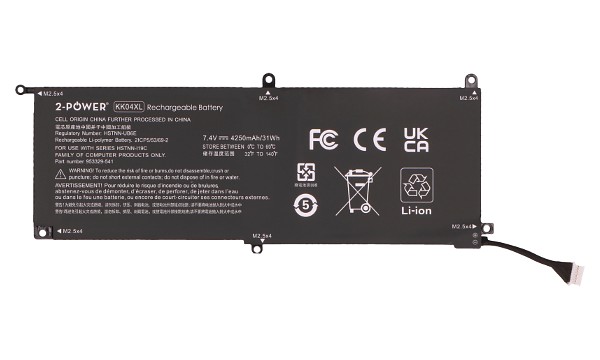 Pro Tablet x2 612 G1-P3E13UT Batteri (2 Celler)