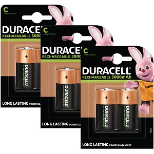 Duracell opadbare x 6