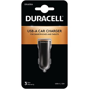 Duracell enkelt 2,4 A USB-oplader til biler