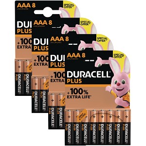 Duracell Plus 32x AAA pakke med særligt tilbud