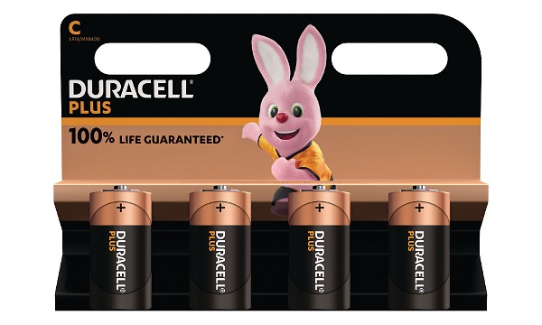 Duracell Plus C Size 4 Pack