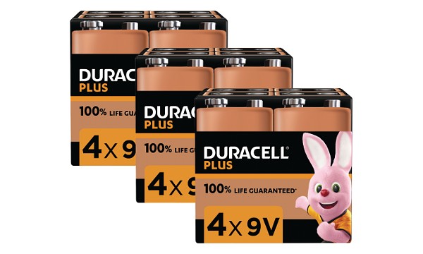 Duracell Plus Power 9v pakke af 12