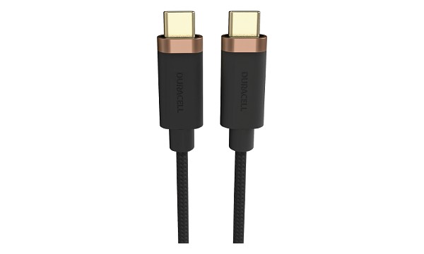 Duracell 2m hurtigt USB-C til USB-C-kabel