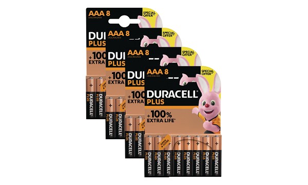 Duracell Plus 32x AAA pakke med særligt tilbud