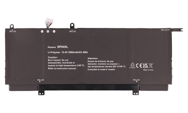 SPECTRE X360 13-AP0068MS Batteri (4 Celler)