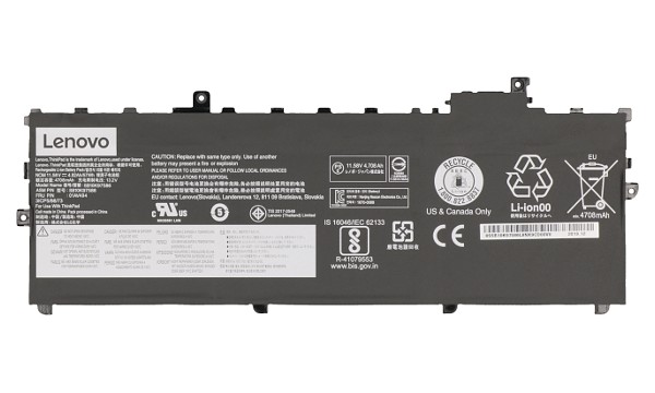 ThinkPad X1 Carbon 20K3 Batteri (3 Celler)