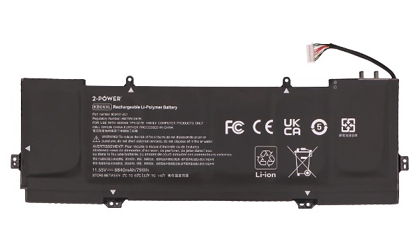 Spectre X360 15-BL103NG Batteri (6 Celler)