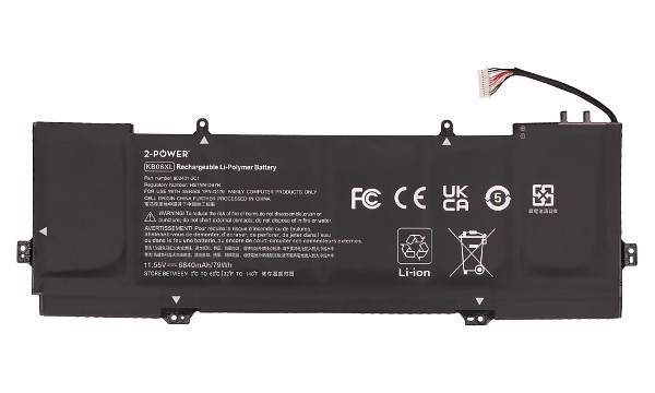 Spectre X360 15-BL100NV Batteri (6 Celler)