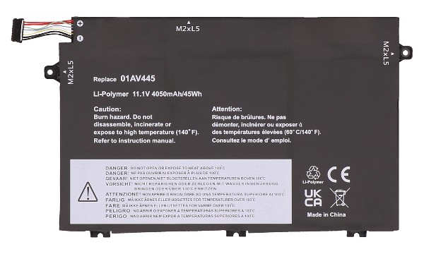 01AV446 Batteri (3 Celler)