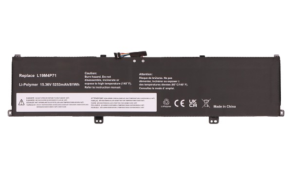 ThinkPad X1 Extreme 3rd Gen Batteri (4 Celler)