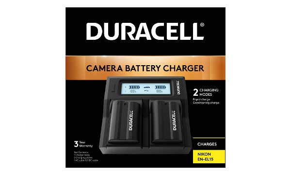 1 V1 Nikon EN-EL15 Dual Battery Charger