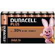 Duracell Plus Power AAA 16 Pakke af Batterier